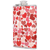 Flasques Coeurs multicolores Motif-20367 (Gauche)