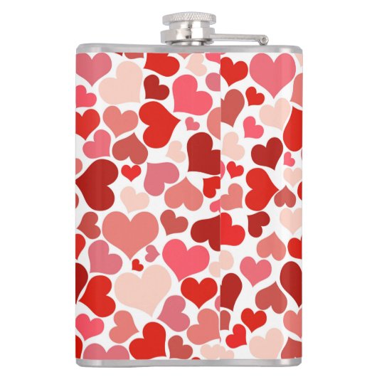 Flasques Coeurs multicolores Motif-20367 (Dos)