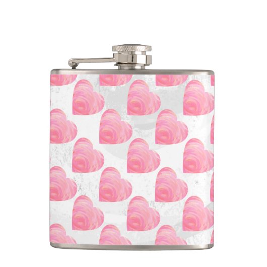 Flasques Coeurs roses (Devant)