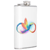 Flasques Colibri arc-en-ciel avec symbole Infinity (Droite)