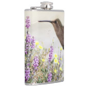 Flasques Colibri et Art numérique Fleur sauvage (Droite)