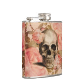 Flasques Collage du crâne Rosa vintage (Droite)