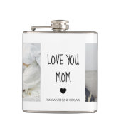 Flasques Collage moderne Photo Love You Mom Best Gift (Devant)