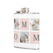 Flasques Collage moderne Photo & Pastel Cadeau de maman ros (Gauche)