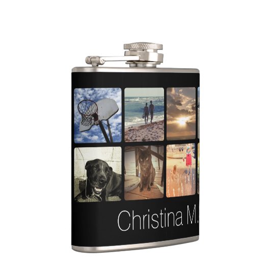 Flasques Collage multi fait sur commande d'image de (Droite)