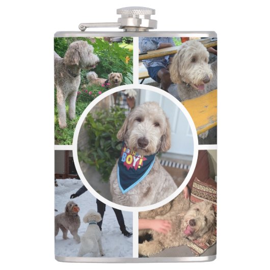 Flasques Collage photo moderne (Devant)