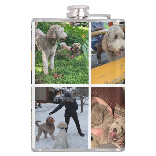 Flasques Collage photo moderne (Dos)