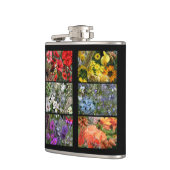 Flasques Collage photo Rainbow Flower (Gauche)