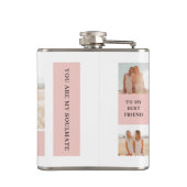 Flasques Collage photos amies | Joyeux cadeau d'anniversair (Dos)