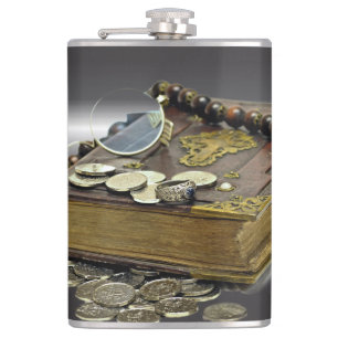 Flasques Collecteurs de trésors Livre de pièces, Argent, An