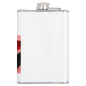 Flasques Collection Abstraite Noir & Rouge Bold Moderne- 8O (Dos)