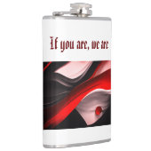 Flasques Collection Abstraite noire et rouge Bold Design mo (Droite)