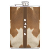 Flasques Collection moderne Vache Faux Cuir Élégante (Devant)