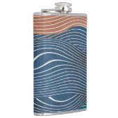 Flasques Collines naturelles : motif sans soudure. (Droite)