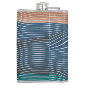 Flasques Collines naturelles : motif sans soudure. (Dos)