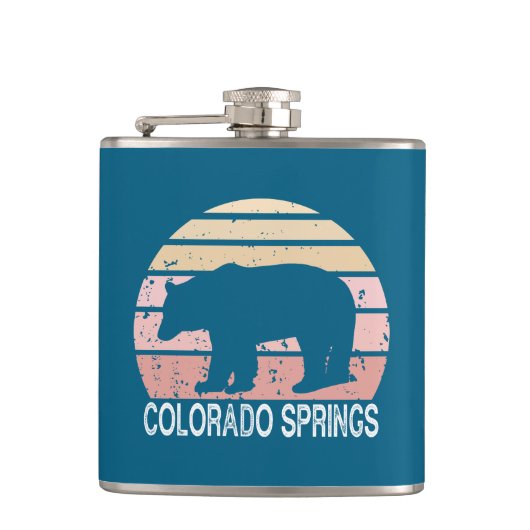 Flasques Colorado Springs Retro Bear (Devant)