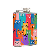 Flasques Colorful cats (Droite)