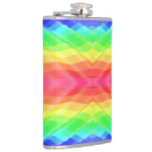 Flasques Colorful flask with abstract rainbow pattern (Droite)