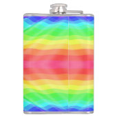 Flasques Colorful flask with abstract rainbow pattern (Dos)