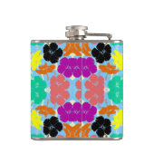 Flasques Colorful flowers patterns design (Dos)