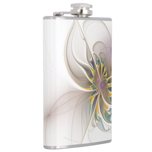 Flasques Colorful fractal ornament. Flower art (Droite)