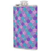 Flasques Colorful glittery mermaid scales pattern (Gauche)