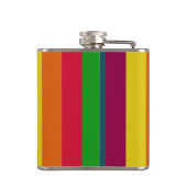 Flasques Colorful Rainbow Keep Calm And Your Text Customize (Dos)