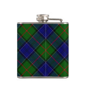 Flasques Colquhoun tartan bleu vert plaid (Dos)
