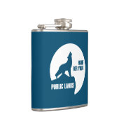 Flasques Combattre Pour Votre Loup De Terres Publiques (Droite)