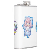 Flasques Combo Kawaii Anime, Cute Blue Whale and Octo-Vibes (Droite)