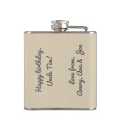 Flasques Commémoration du Grand Oncle (Dos)