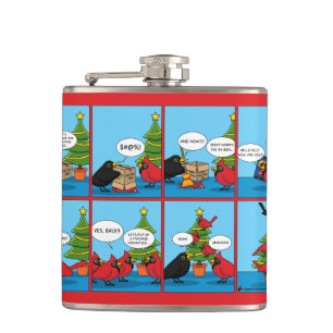 Flasques Comment décorer une bande dessinée d'arbre de Noël