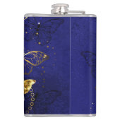 Flasques Composition avec les papillons Sapphire (Dos)