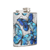 Flasques Composition des White and Blue Butterflies (Droite)