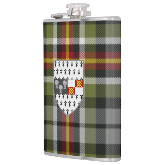 Flasques Comté d'Irlande Kilkenny Tartan & Crest (Gauche)