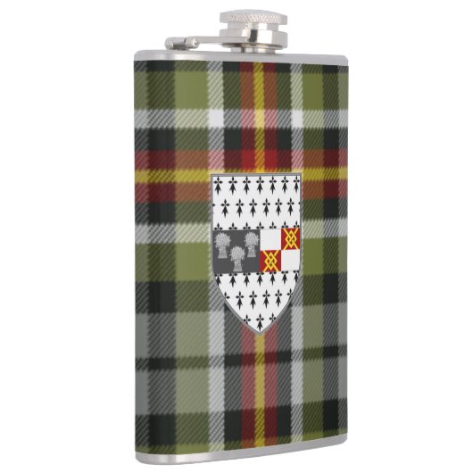 Flasques Comté d'Irlande Kilkenny Tartan & Crest (Droite)