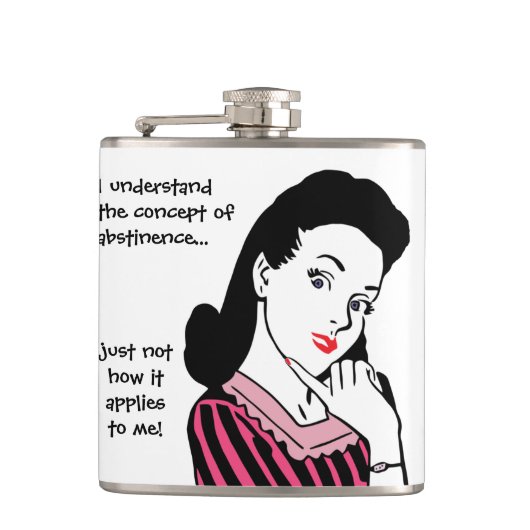 Flasques Concept d'absence amusant (Devant)