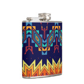 Flasques Conception abstraite de la conception tribale (Droite)