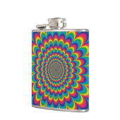 Flasques Conception abstraite de l'arc-en-ciel psychédéliqu (Gauche)