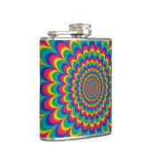 Flasques Conception abstraite de l'arc-en-ciel psychédéliqu (Droite)