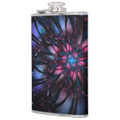 Flasques Conception Abstraite des fleurs fractales. (Gauche)