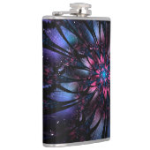 Flasques Conception Abstraite des fleurs fractales. (Droite)