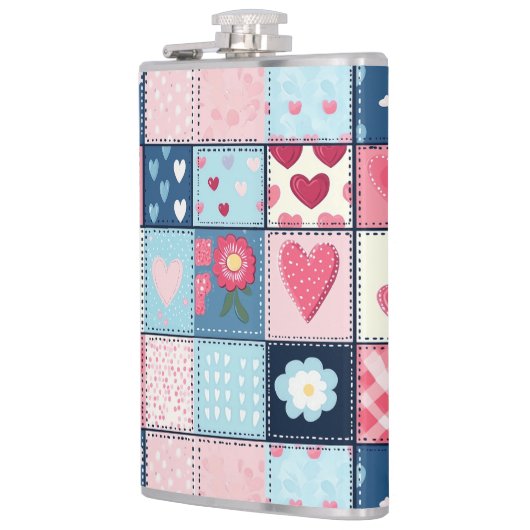 Flasques Conception Charming Cute Patchwork (Gauche)