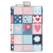 Flasques Conception Charming Cute Patchwork (Devant)