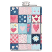 Flasques Conception Charming Cute Patchwork (Dos)