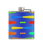 Flasques Conception colorée d'abrégé sur formes (Dos)