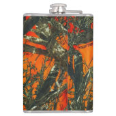 Flasques Conception de camouflage orange (Dos)
