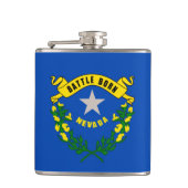 Flasques Conception de drapeau d'état du Nevada (Devant)