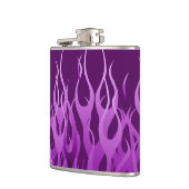 Flasques Conception de flammes de course violettes cool (Gauche)