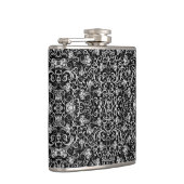 Flasques Conception de fleurs de dalmatien noir mignon (Droite)